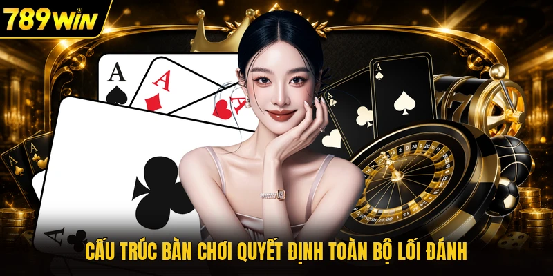 Cấu trúc bàn chơi quyết định toàn bộ lối đánh