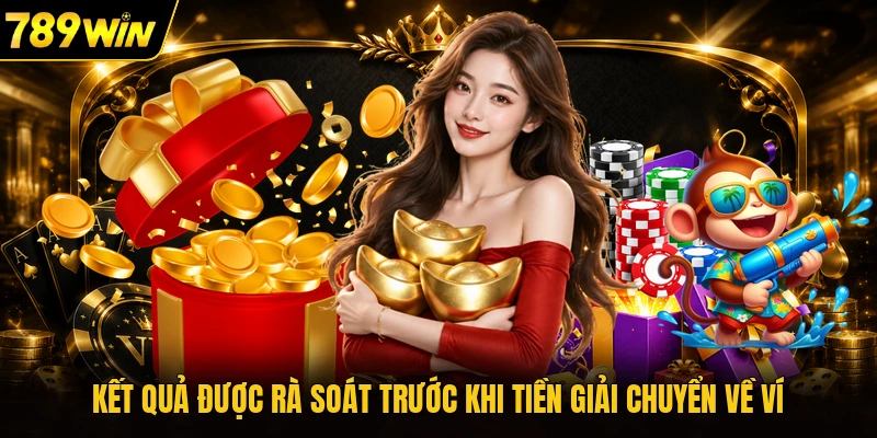 Kết quả được rà soát trước khi tiền giải chuyển về ví